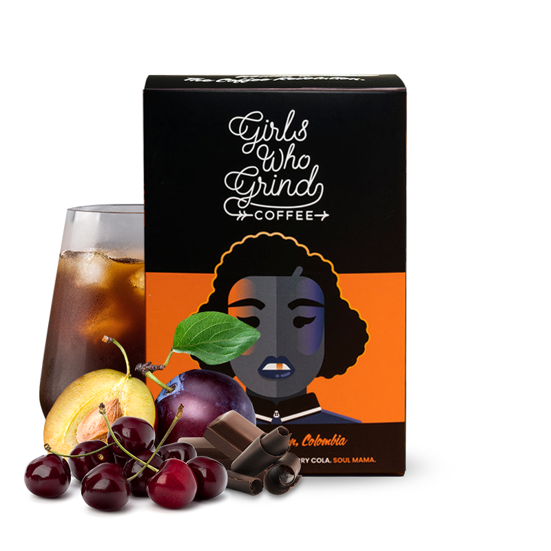 Výběrová káva Girls Who Grind Coffee Kolumbie AMACA