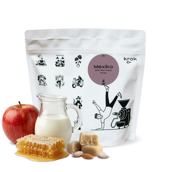 Výběrová káva Krok Mexiko GILDO RED HONEY