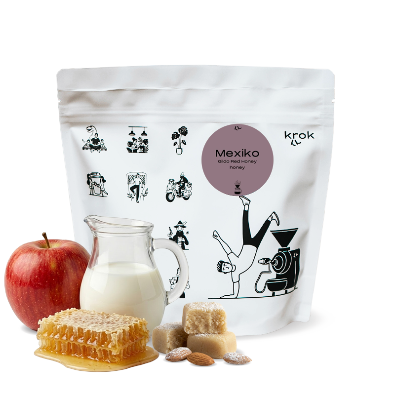 Výběrová káva Krok Mexiko GILDO RED HONEY