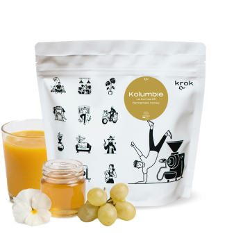 Kolumbie LA CORREA - Pink Bourbon - espresso - Krok