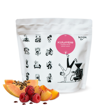 Kolumbie LOS NOGALES decaf - bezkofeinová - Krok