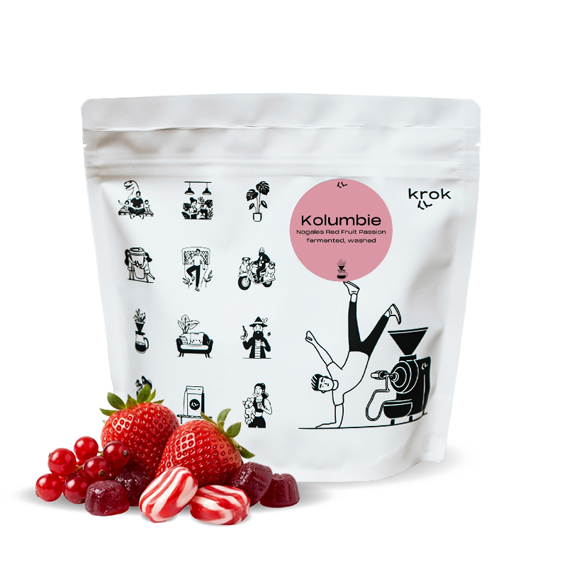 Výběrová káva Krok Kolumbie NOGALES - RED FRUIT PASSION