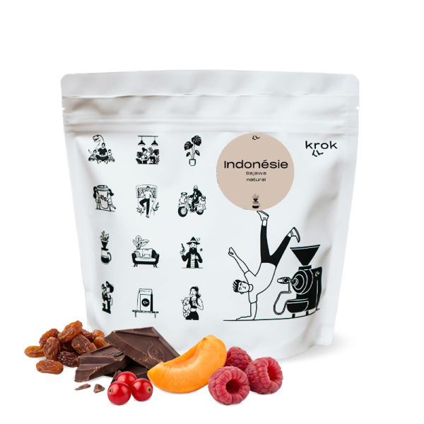 Výběrová káva Krok Indonésie BAJAWA NATURAL