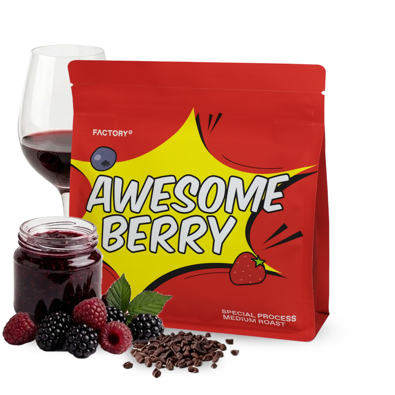 Výběrová káva Factory Coffee Roastery AWESOME BERRY blend - 200g