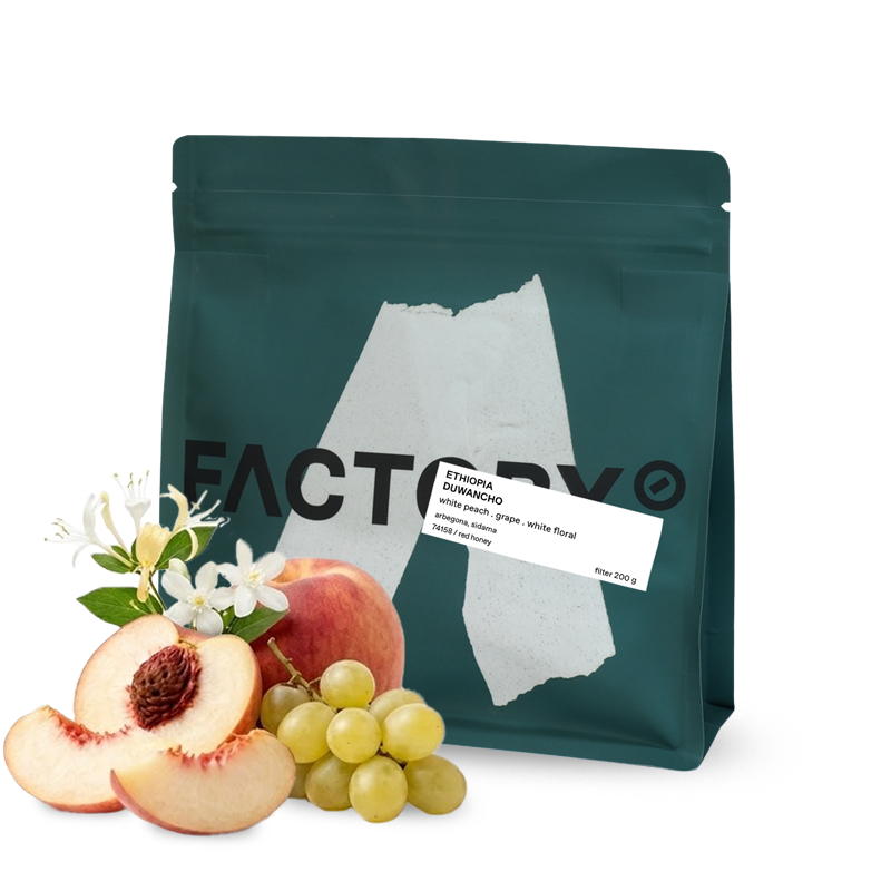 Výběrová káva Factory Coffee Roastery Etiopie DUWANCHO - 200g