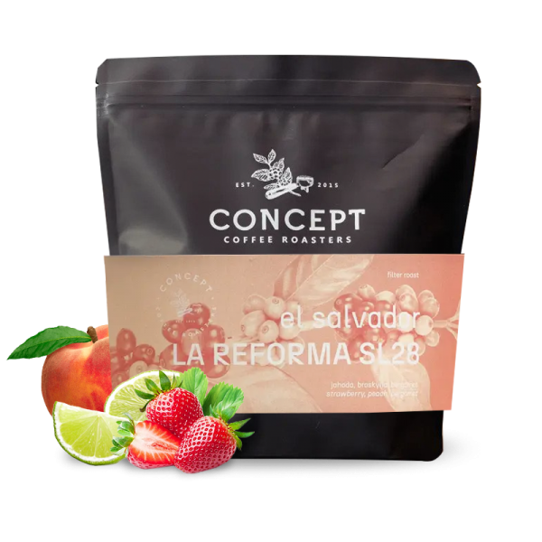 Výběrová káva Concept Coffee Roasters El Salvador LA REFORMA SL28