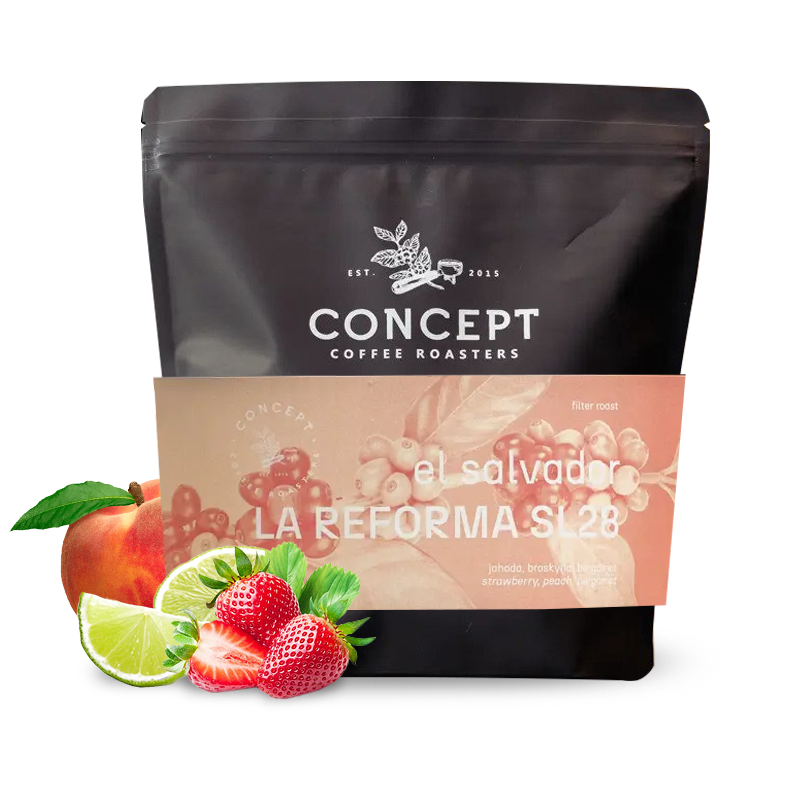 Výběrová káva Concept Coffee Roasters El Salvador LA REFORMA SL28