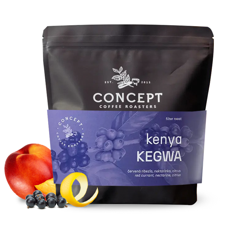 Výběrová káva Concept Coffee Roasters Keňa KEGWA