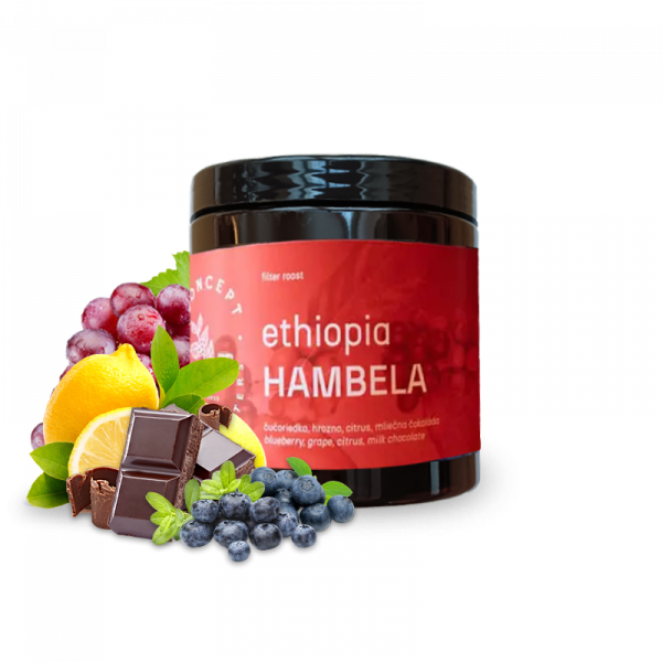 Výběrová káva Concept Coffee Roasters Etiopie HAMBELA