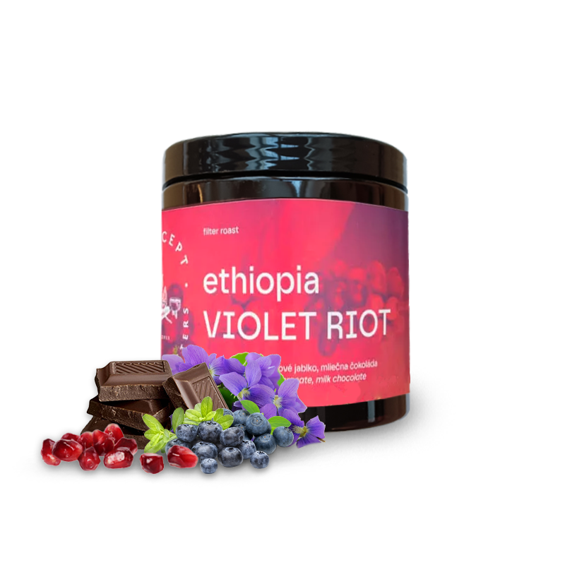 Výběrová káva Concept Coffee Roasters Etiopie VIOLET RIOT