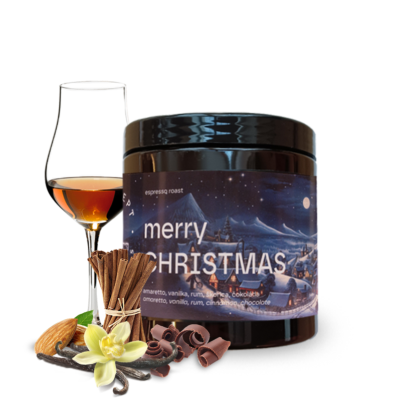 Výběrová káva Concept Coffee Roasters Kolumbie MERRY CHRISTMAS - vánoční espresso edice