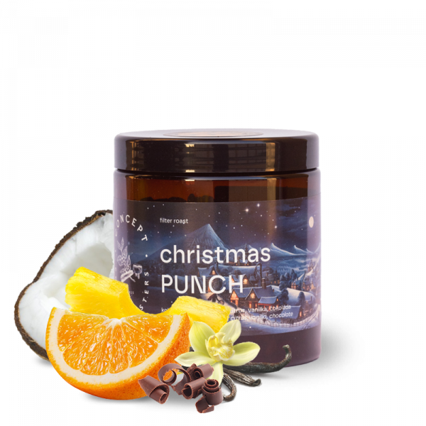 Výběrová káva Concept Coffee Roasters Kolumbie CHRISTMAS PUNCH - vánoční filtr edice