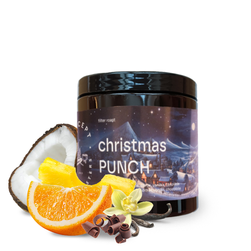 Výběrová káva Concept Coffee Roasters Kolumbie CHRISTMAS PUNCH - vánoční filtr edice