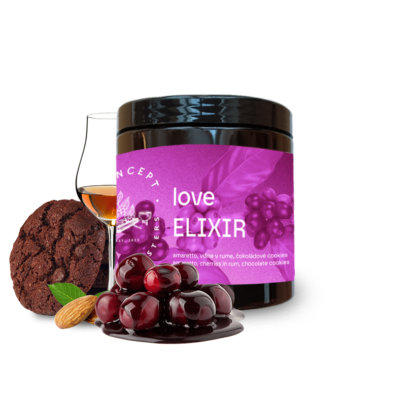 Výběrová káva Concept Coffee Roasters Kolumbie LOVE ELIXIR - valentýnský speciál