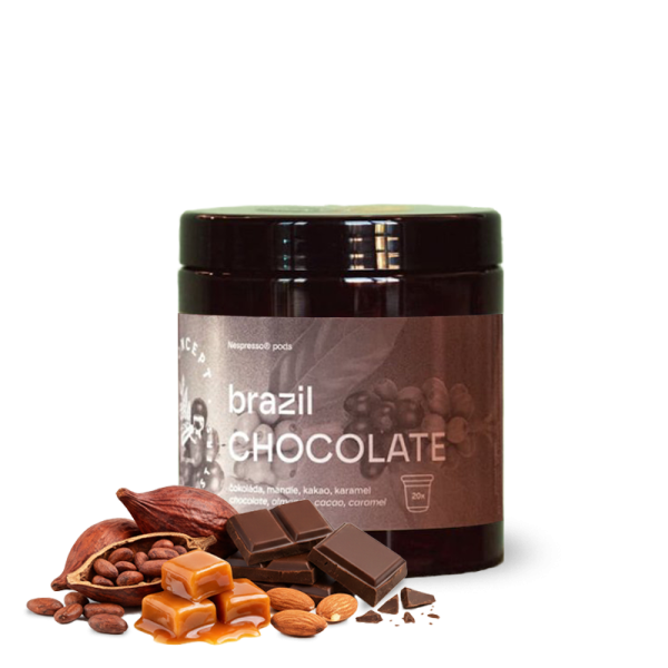 Výběrová káva Concept Coffee Roasters Brazílie CHOCOLATE- nespresso kapsle 20ks/bal.
