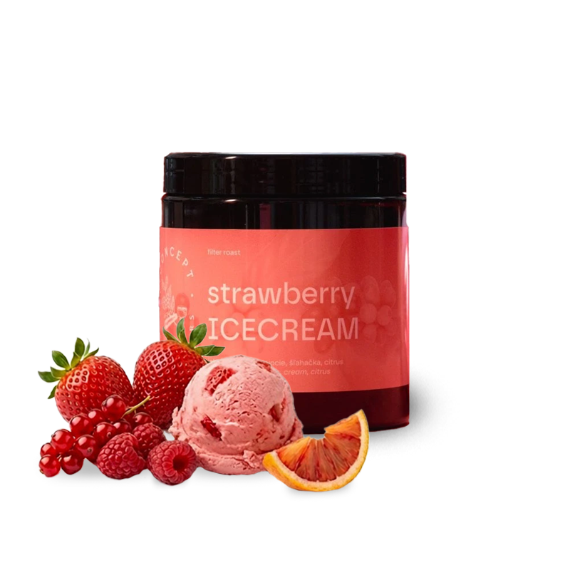 Výběrová káva Concept Coffee Roasters Kolumbie STRAWBERRY ICECREAM
