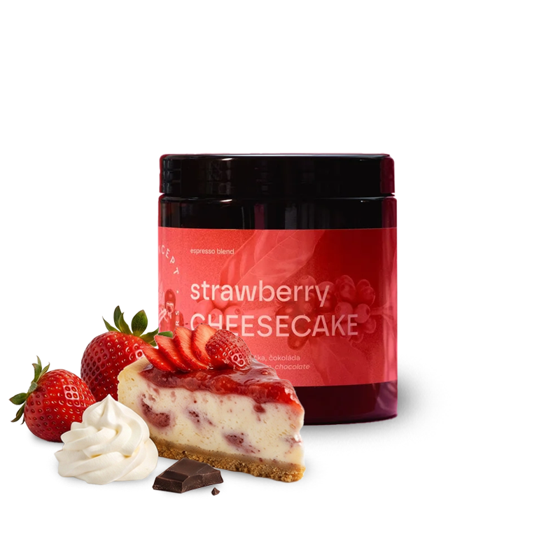 Výběrová káva Concept Coffee Roasters STRAWBERRY CHEESECAKE espresso blend
