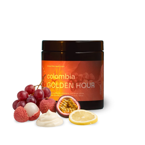 Výběrová káva Concept Coffee Roasters Kolumbie GOLDEN HOUR DECAF - bezkofeinová
