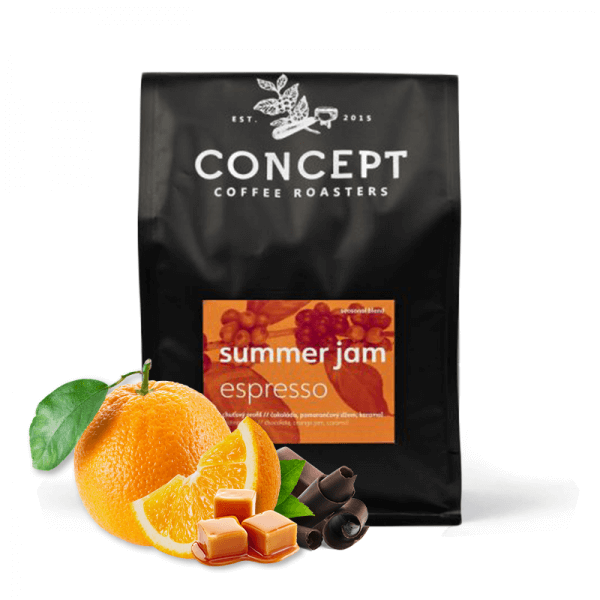 Výběrová káva Concept Coffee Roasters SUMMER JAM espresso blend 2020