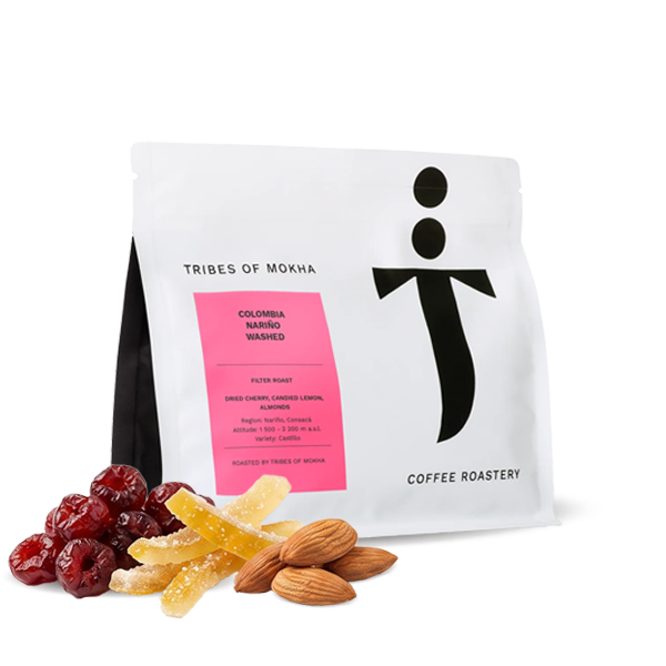 Výběrová káva Tribes of Mokha Roastery Kolumbie NARIÑO