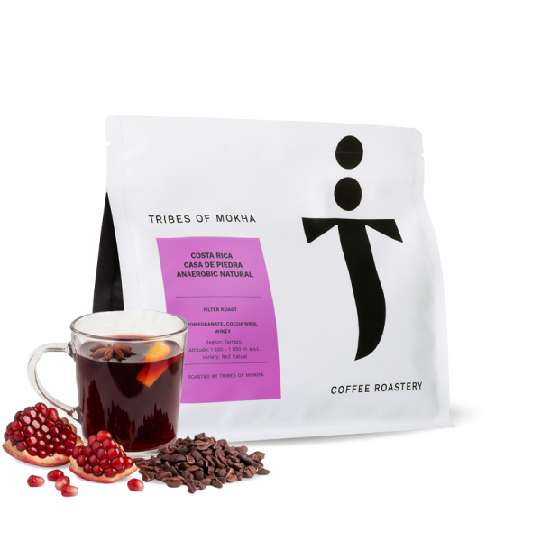 Výběrová káva Tribes of Mokha Roastery Kostarika CASA DE PIEDRA