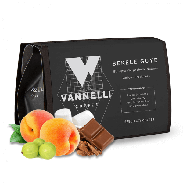 Výběrová káva Vannelli Coffee Etiopie BEKELE GUYE