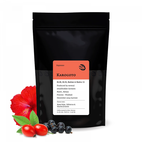 Výběrová káva Tim Wendelboe Keňa KAROGOTO - espresso