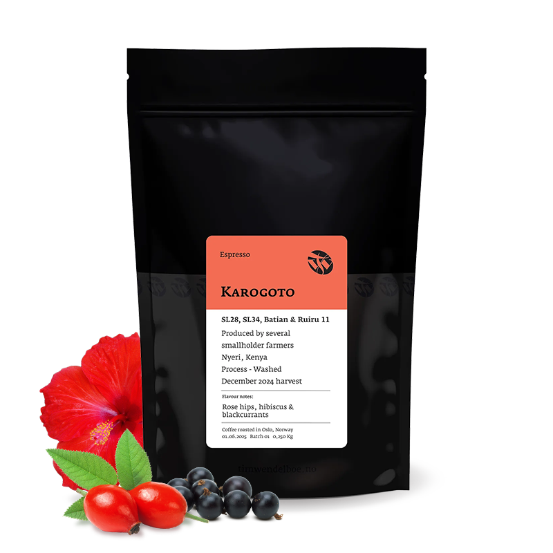 Výběrová káva Tim Wendelboe Keňa KAROGOTO - espresso