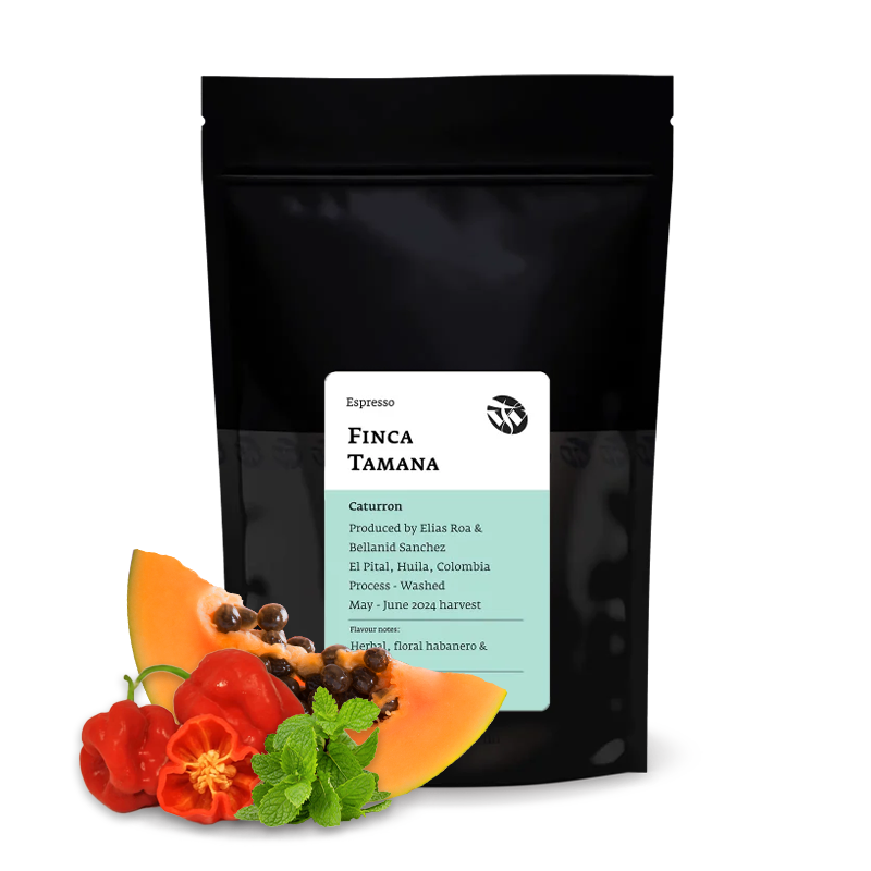 Výběrová káva Tim Wendelboe Kolumbie FINCA TAMANA - Caturron - espresso