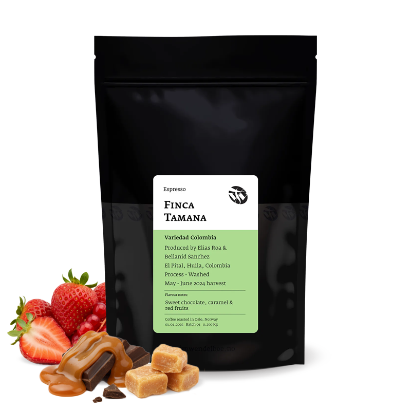 Výběrová káva Tim Wendelboe Kolumbie FINCA TAMANA - espresso