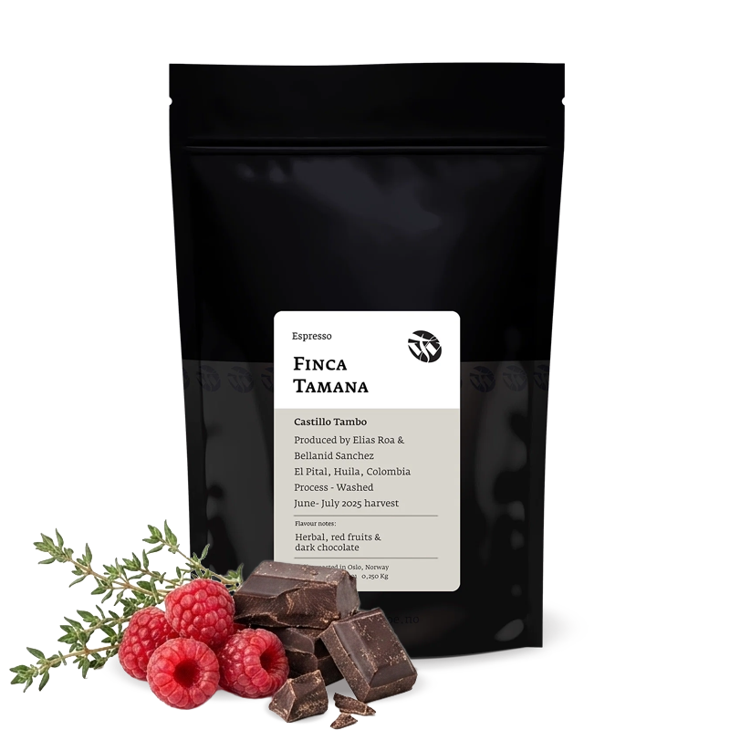 Výběrová káva Tim Wendelboe Kolumbie FINCA TAMANA CASTILLO
