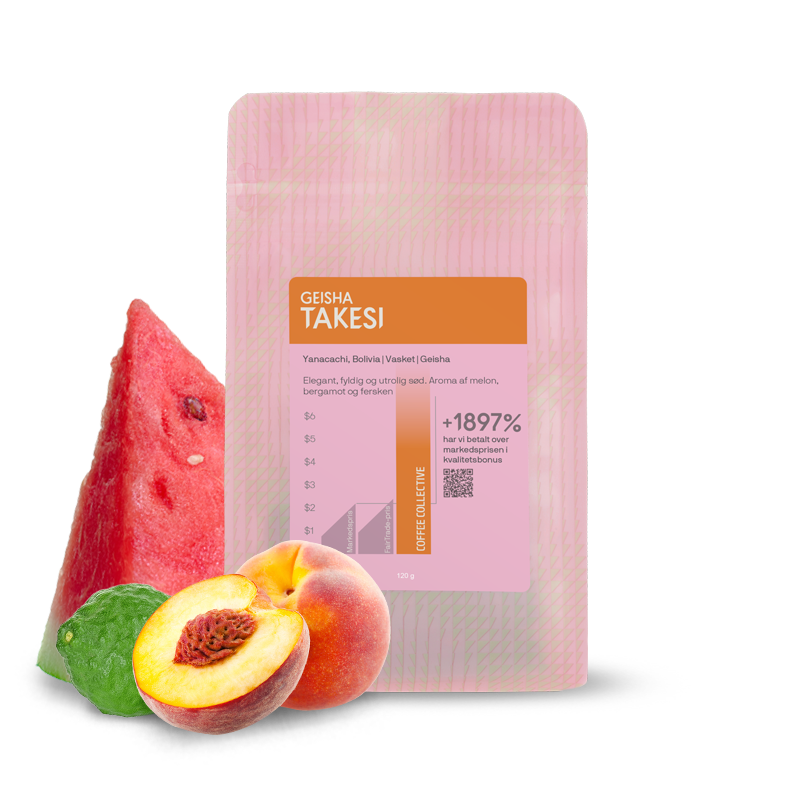 Výběrová káva The Coffee Collective Bolívie TAKESI GEISHA