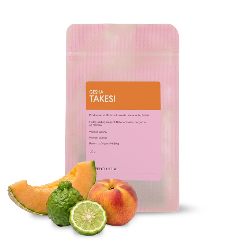Výběrová káva The Coffee Collective Bolívie TAKESI GESHA - 120g