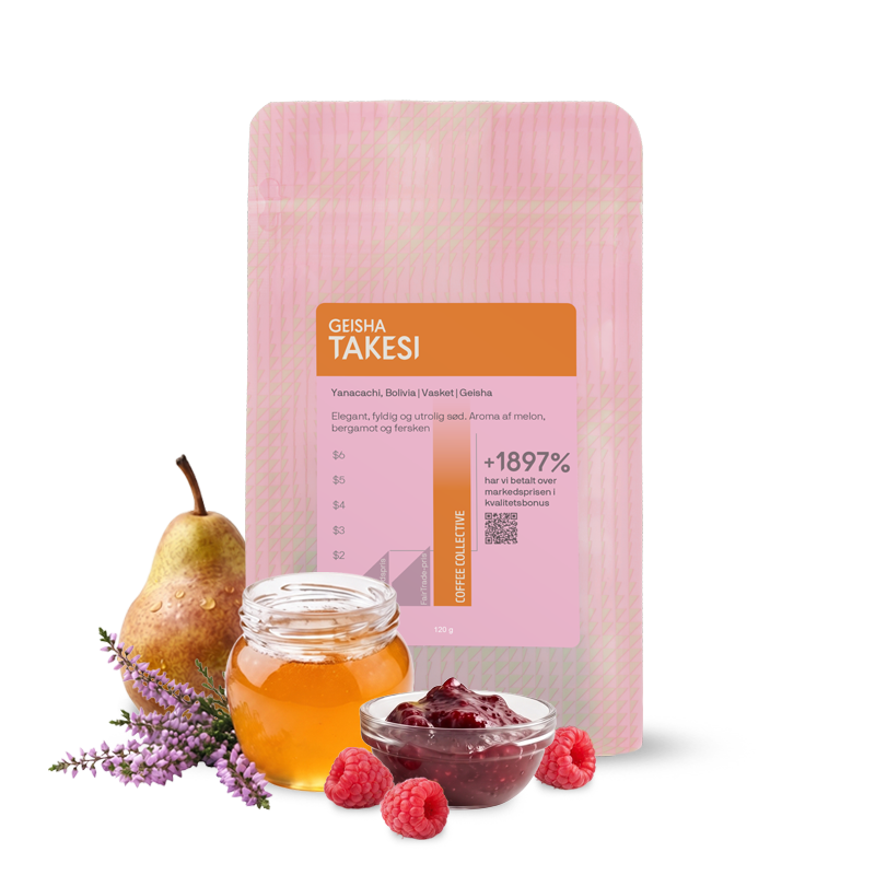 Výběrová káva Coffee Collective Bolívie TAKESI CATUAI