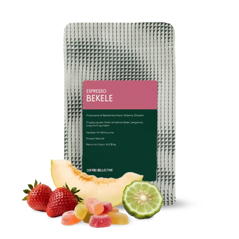 Výběrová káva Coffee Collective Etiopie BEKELE NATURAL - espresso