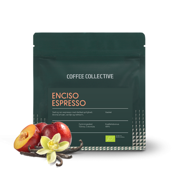Výběrová káva The Coffee Collective Kolumbie ENCISO 2021 - espresso