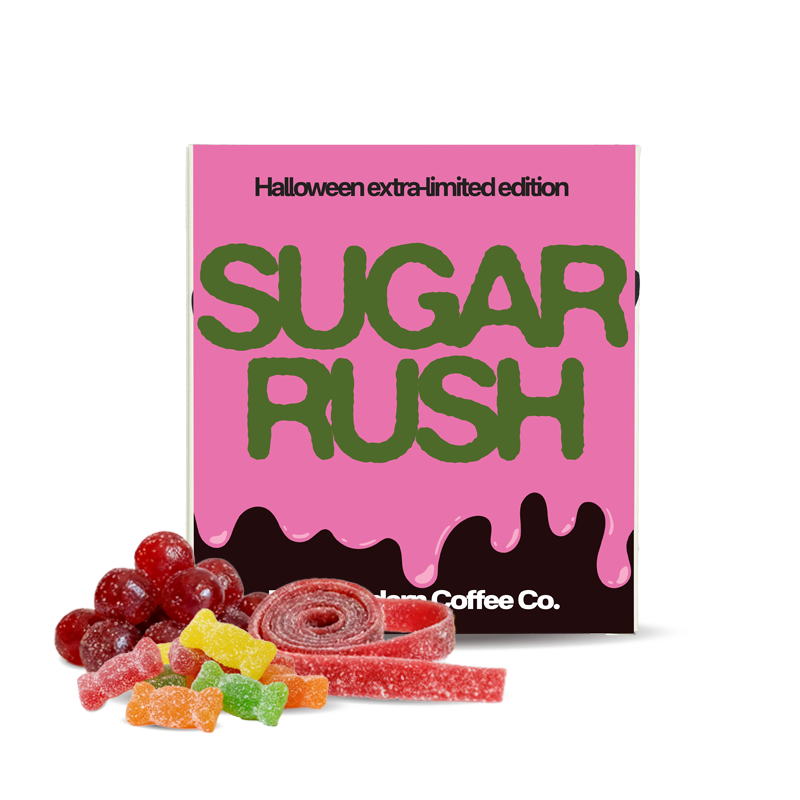 Výběrová káva Boo! Kolumbie SUGAR RUSH - extra halloweenská limitka 150g