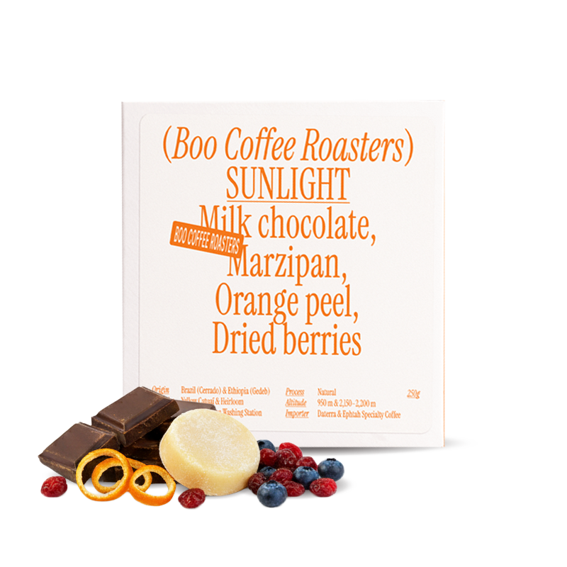 Výběrová káva Boo! SUNLIGHT SIGNATURE blend