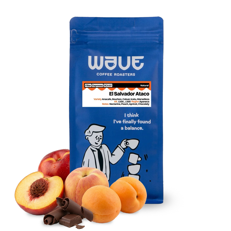 Výběrová káva Wave Coffee Roasters El Salvador ATACO