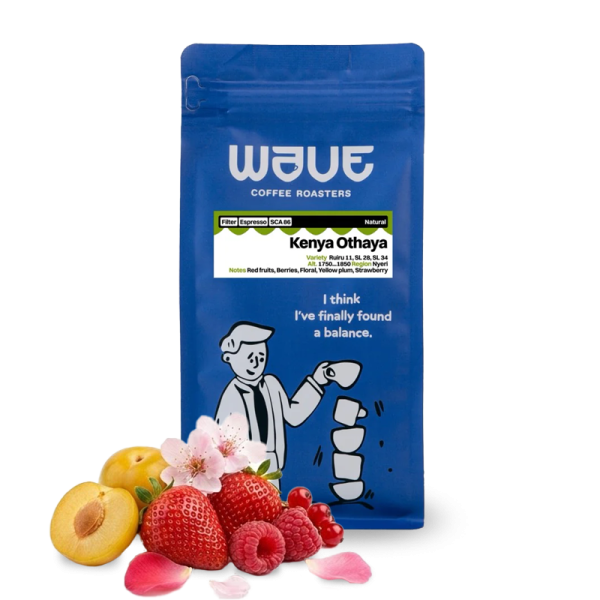 Výběrová káva Wave Coffee Roasters Keňa OTHAYA - espresso