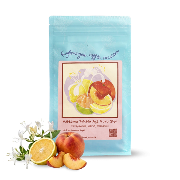 Výběrová káva Hydrangea Coffee Roasters Etiopie HABTAMU FEKADU AGA - 114g