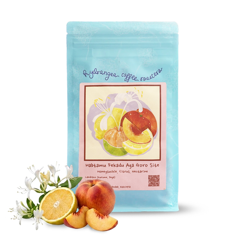 Výběrová káva Hydrangea Coffee Roasters Etiopie HABTAMU FEKADU AGA - 114g
