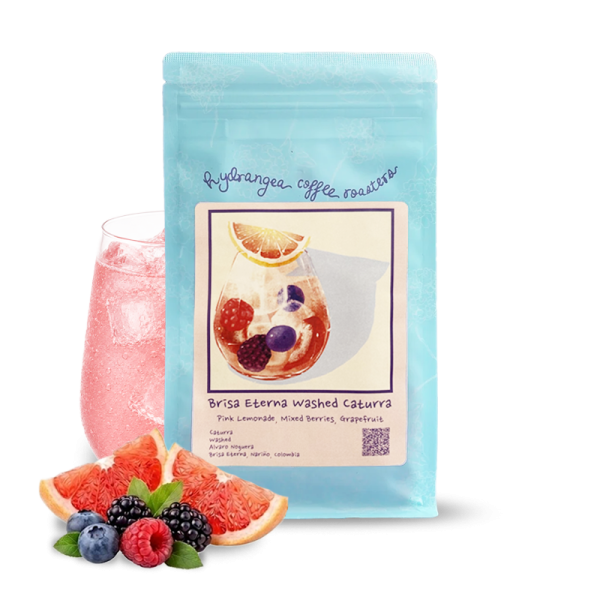 Výběrová káva Hydrangea Coffee Roasters Kolumbie BRISA ETERNA - 114g