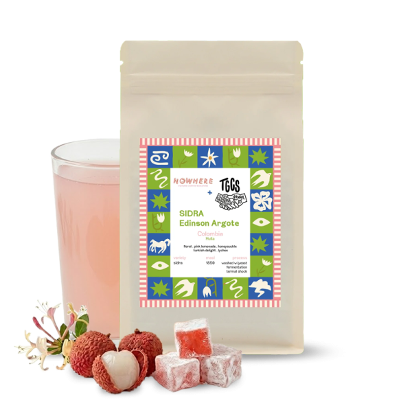 Výběrová káva Nowhere Future Coffee Roasters Kolumbie EDINSON ARGOTE - sidra - 200g