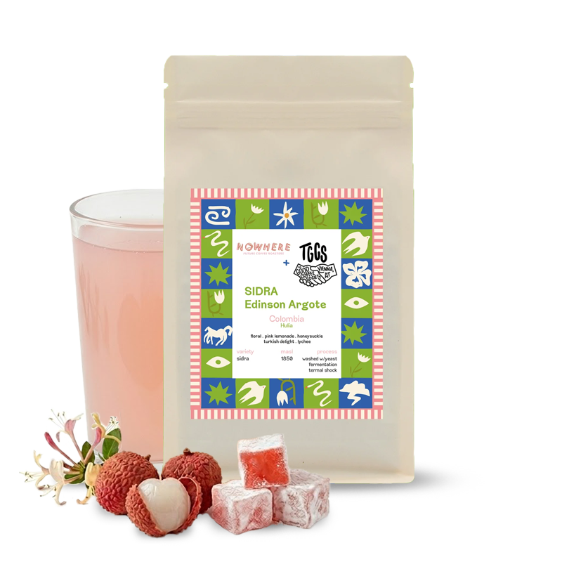 Výběrová káva Nowhere Future Coffee Roasters Kolumbie EDINSON ARGOTE - sidra - 200g