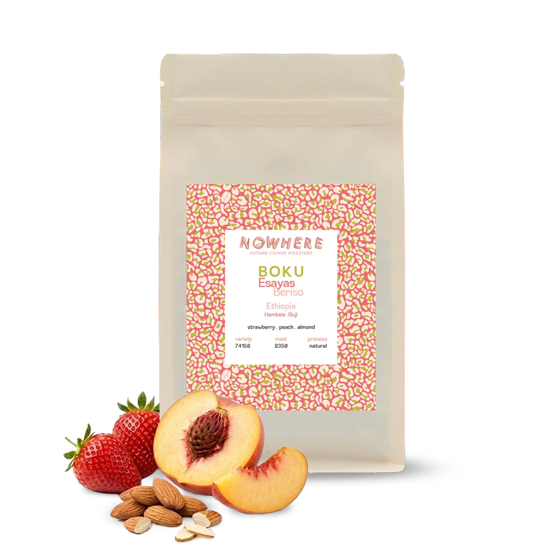 Výběrová káva Nowhere Future Coffee Roasters Etiopie BOKU