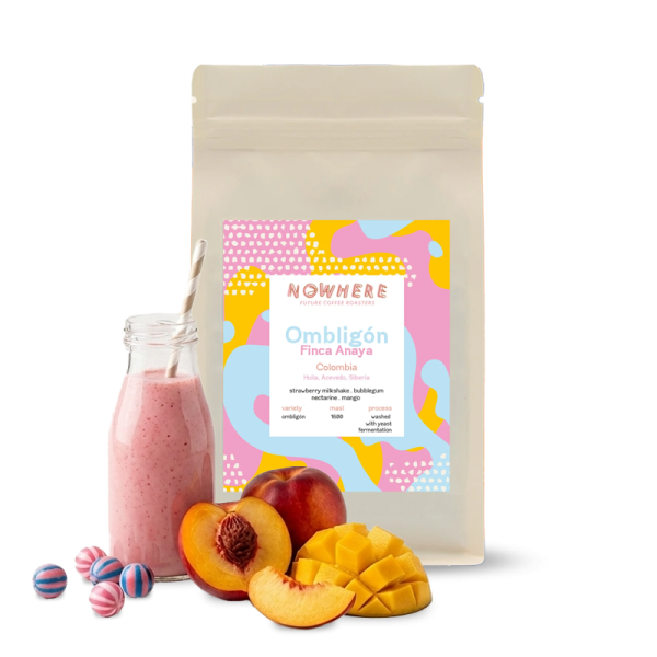 Výběrová káva Nowhere Future Coffee Roasters Kolumbie FINCA ANAYA - ombligon - 200g
