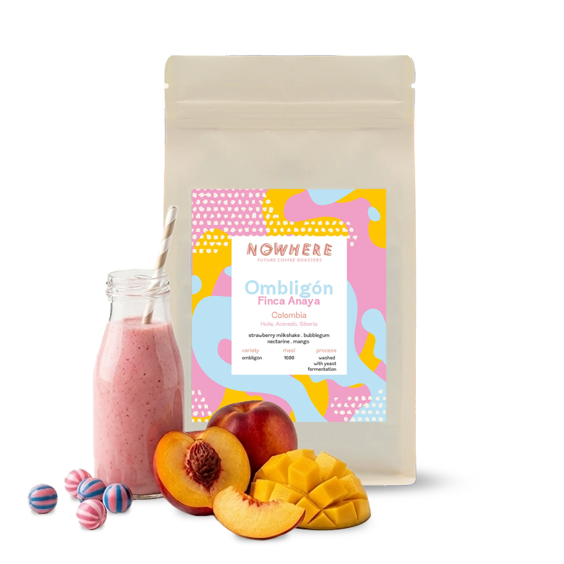 Výběrová káva Nowhere Future Coffee Roasters Kolumbie FINCA ANAYA - ombligon - 200g