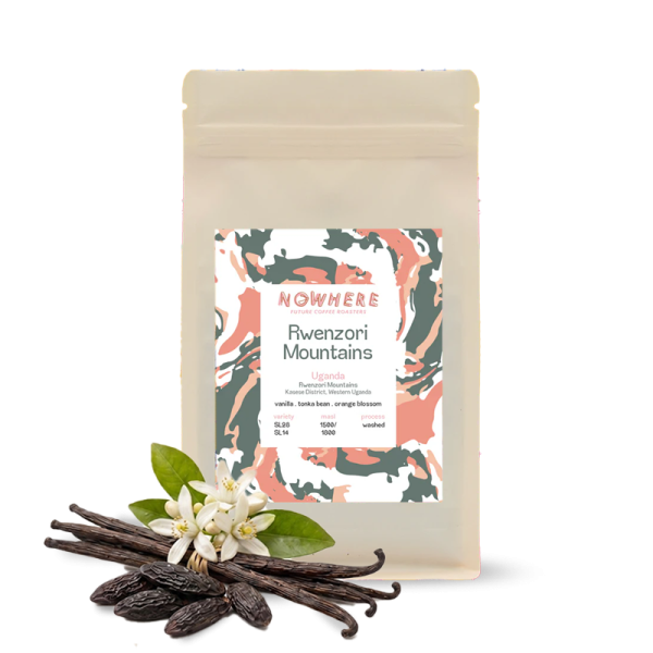 Výběrová káva Nowhere Future Coffee Roasters Uganda RWENZORI