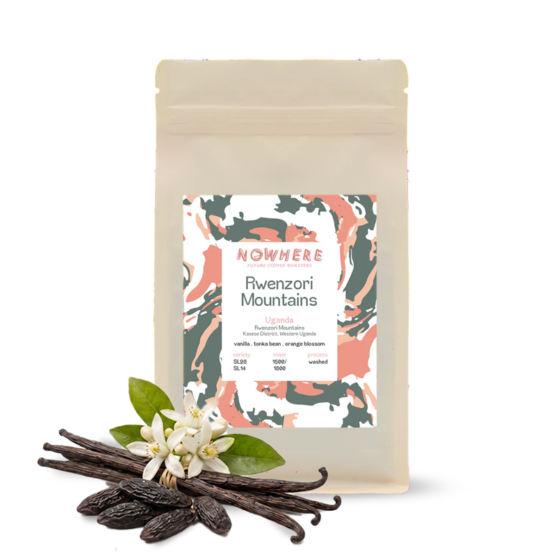 Výběrová káva Nowhere Future Coffee Roasters Uganda RWENZORI